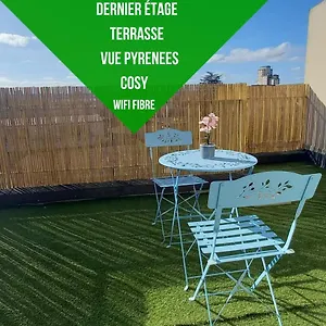 Le Belvedere Dernier Etage Avec Terrasse Wifi Fibre , Tarbes France